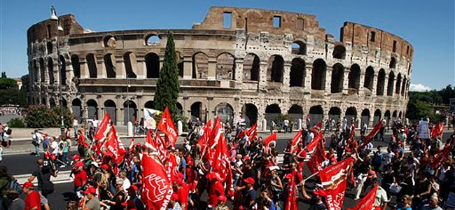Римский Колизей в пятницу снова закроется на забастовку