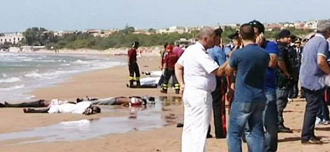 Курортный хоррор «13 мигрантов» разыгрался на солнечном пляже в Сицилии