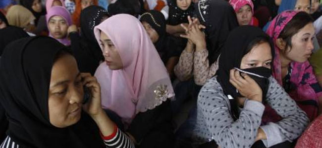 16 работниц из Индонезии исчезли в Саудовской Аравии