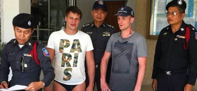 Двое русских мужчин на пластиковом каноэ чуть не утонули в Андаманском море