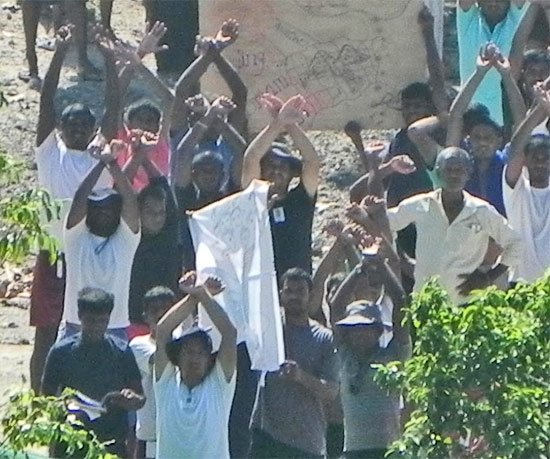Лагерь для нелегалов на Науру
