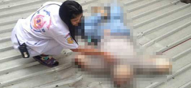 Окровавленный турист из США свалился с 5 этажа гостиницы в Бангкоке