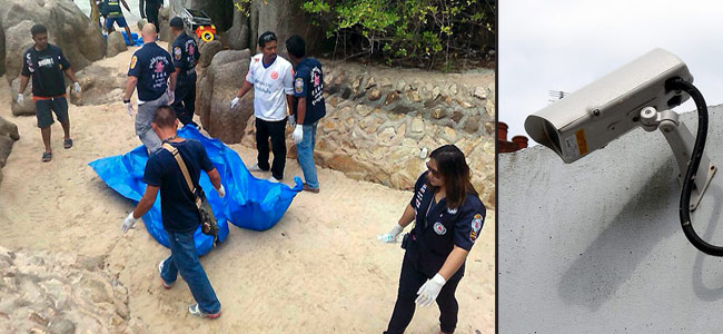 После зверского убийства британских туристов в Таиланде решили развешать еще больше видеокамер