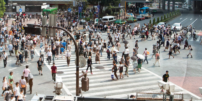 Перекресток Сибуя в Токио