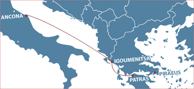 Паром Греция-Италия мигранты