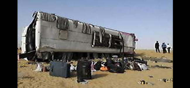 Крушение автобуса в Египте: 25 погибших, 50 раненых, среди жертв есть туристы