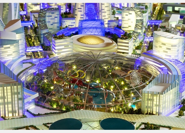 Туристический город под куполом намерены построить в ОАЭ