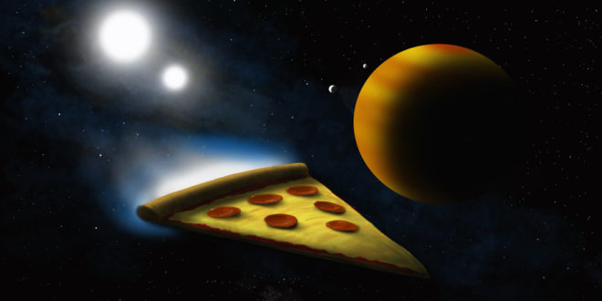 Летающая пицца или как стать пиццарменем в космосе